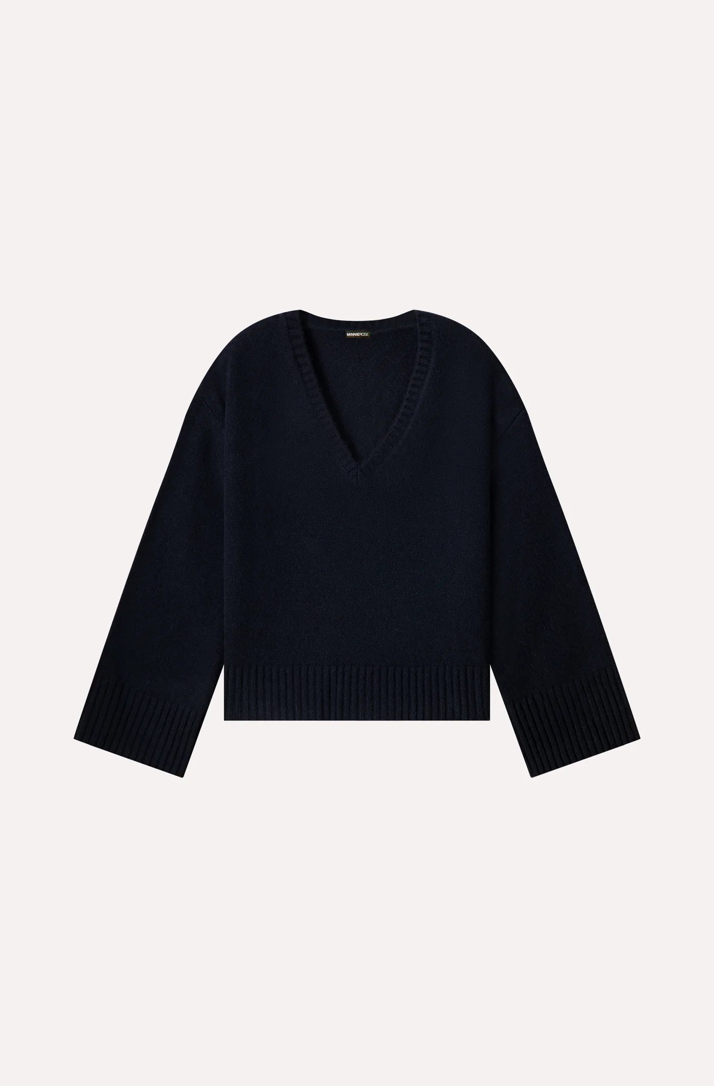 Minnie Rose Luxe V-Neck Pullover