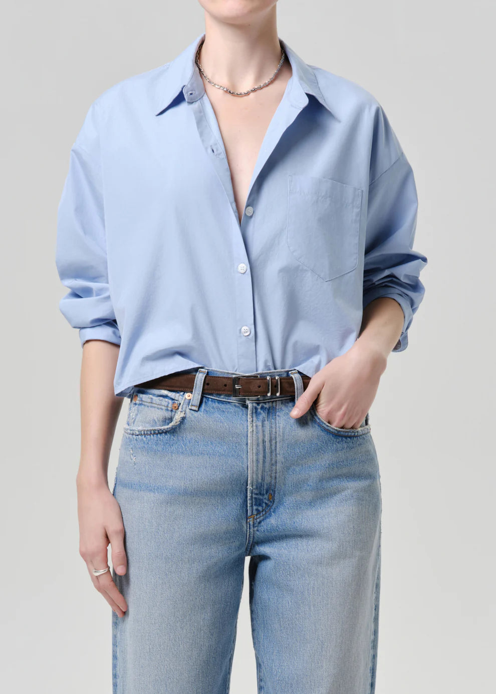Citizens Of Humanity Petit Ami Shirt - French Blue
