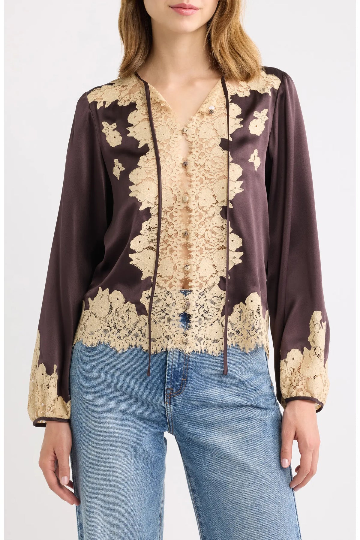 Doen Lucine Top - Equestrian Brown