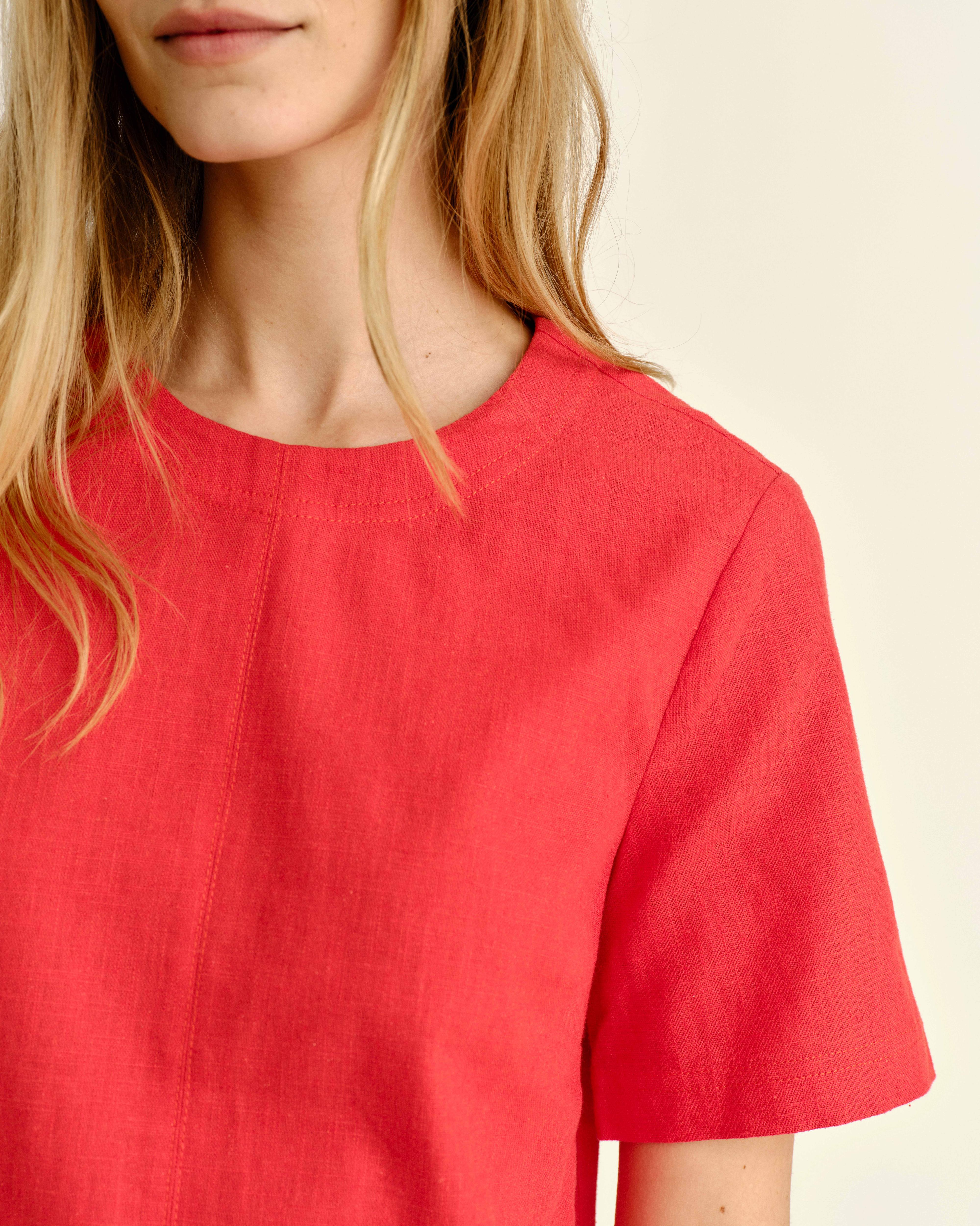 SU26 Chloe Top-Poppy