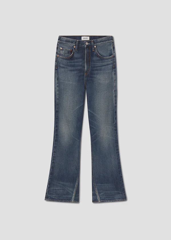 Agolde Mid Rise Kick Boot Jean - Stencil