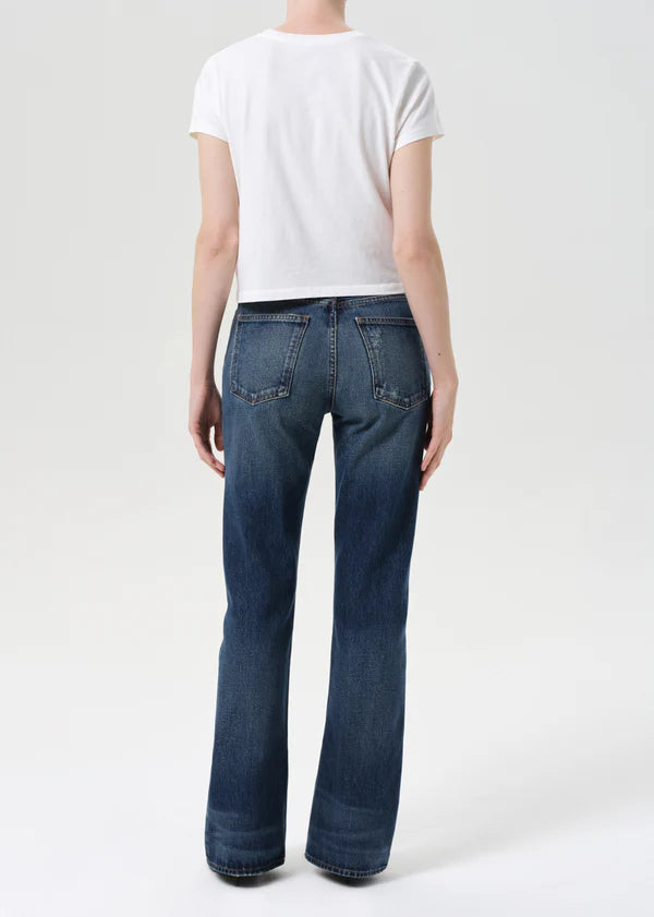 Agolde Mid Rise Kick Boot Jean - Stencil