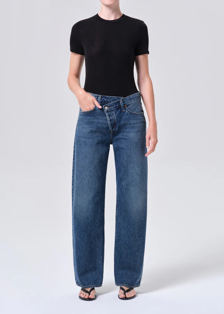 Agolde Arc Criss Cross Jean (Weightless) - Form
