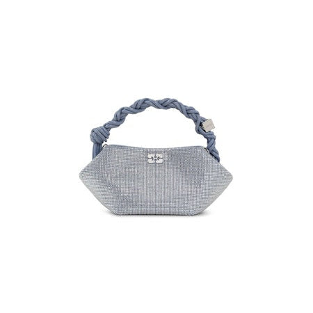 Ganni Bou Bag Mini Denim Strass