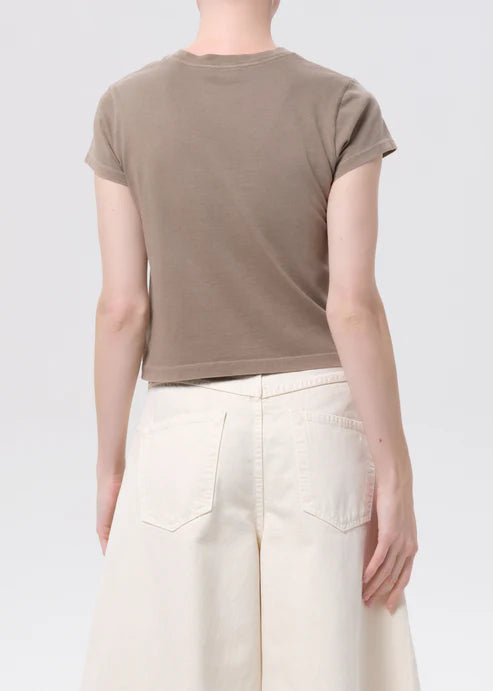 Agolde Adine Shrunken Tee - Trail