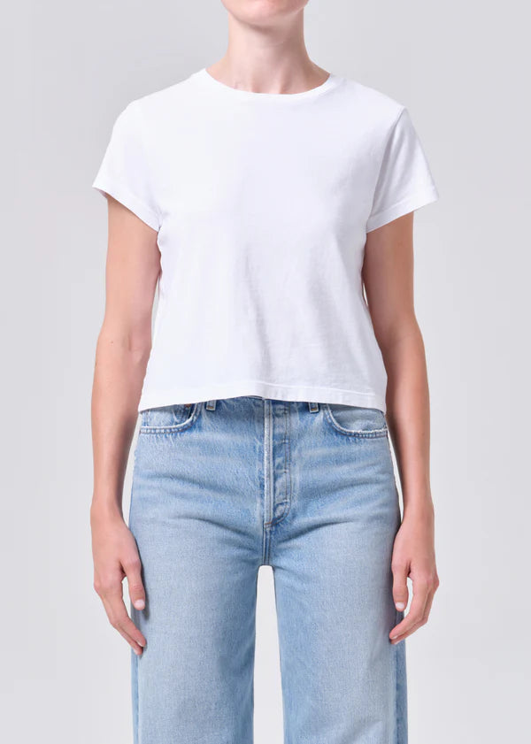Agolde Adine Tee - White