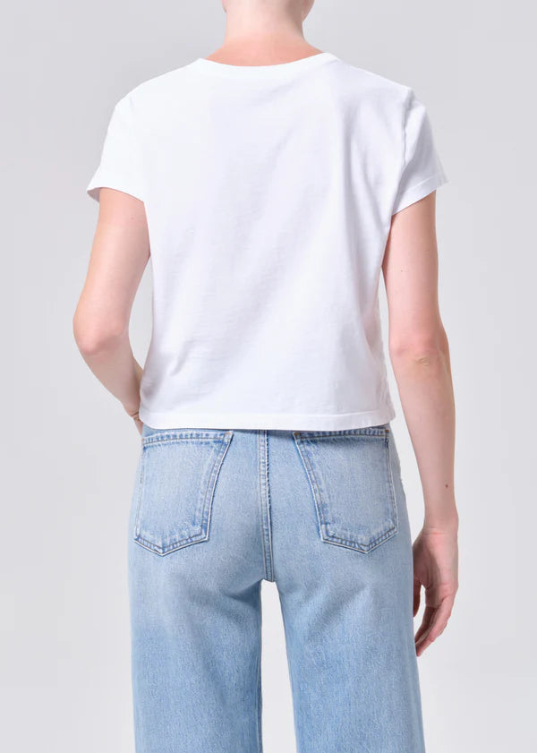 Agolde Adine Tee - White