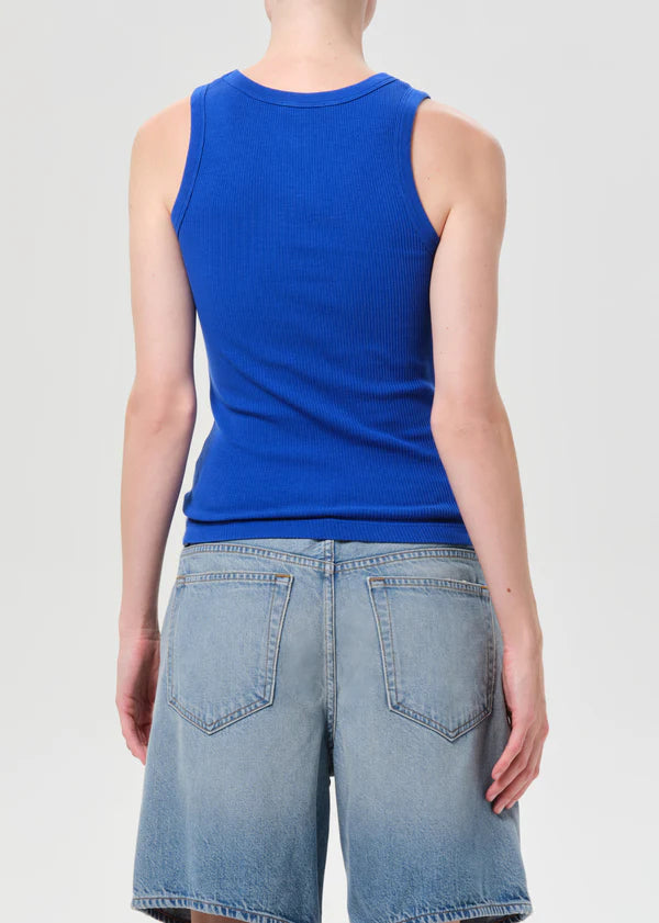 Agolde Poppy Tank - Cobalt
