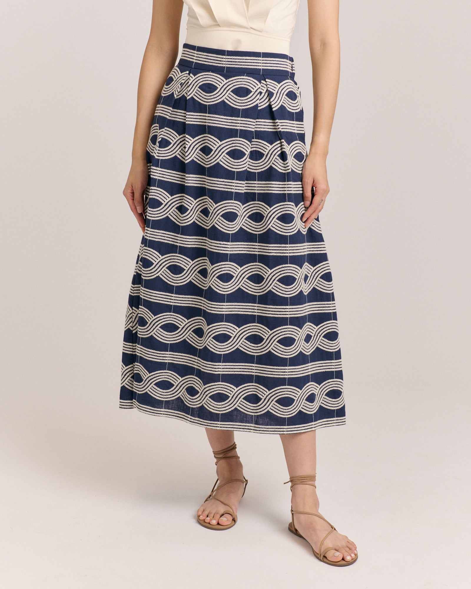 SU26 Bea Skirt-Midnight Blue