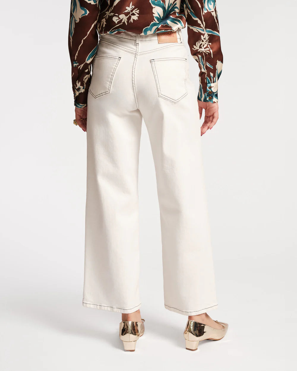 Frances Valentine Ace Jean - White