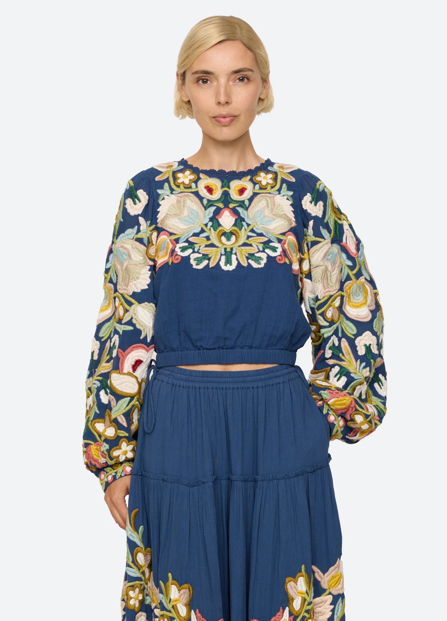 Sea New York Wilhelmina Long Sleeve Top