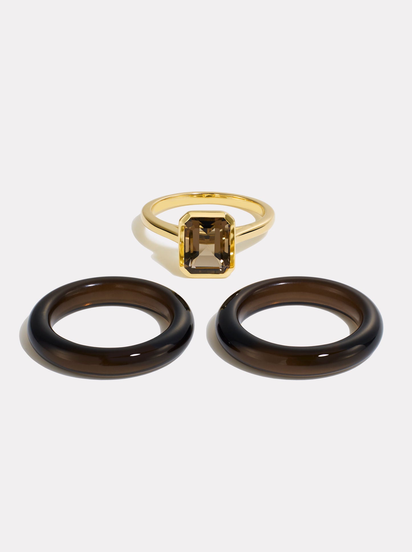 Lumen Stone Stack | Smokey Quartz