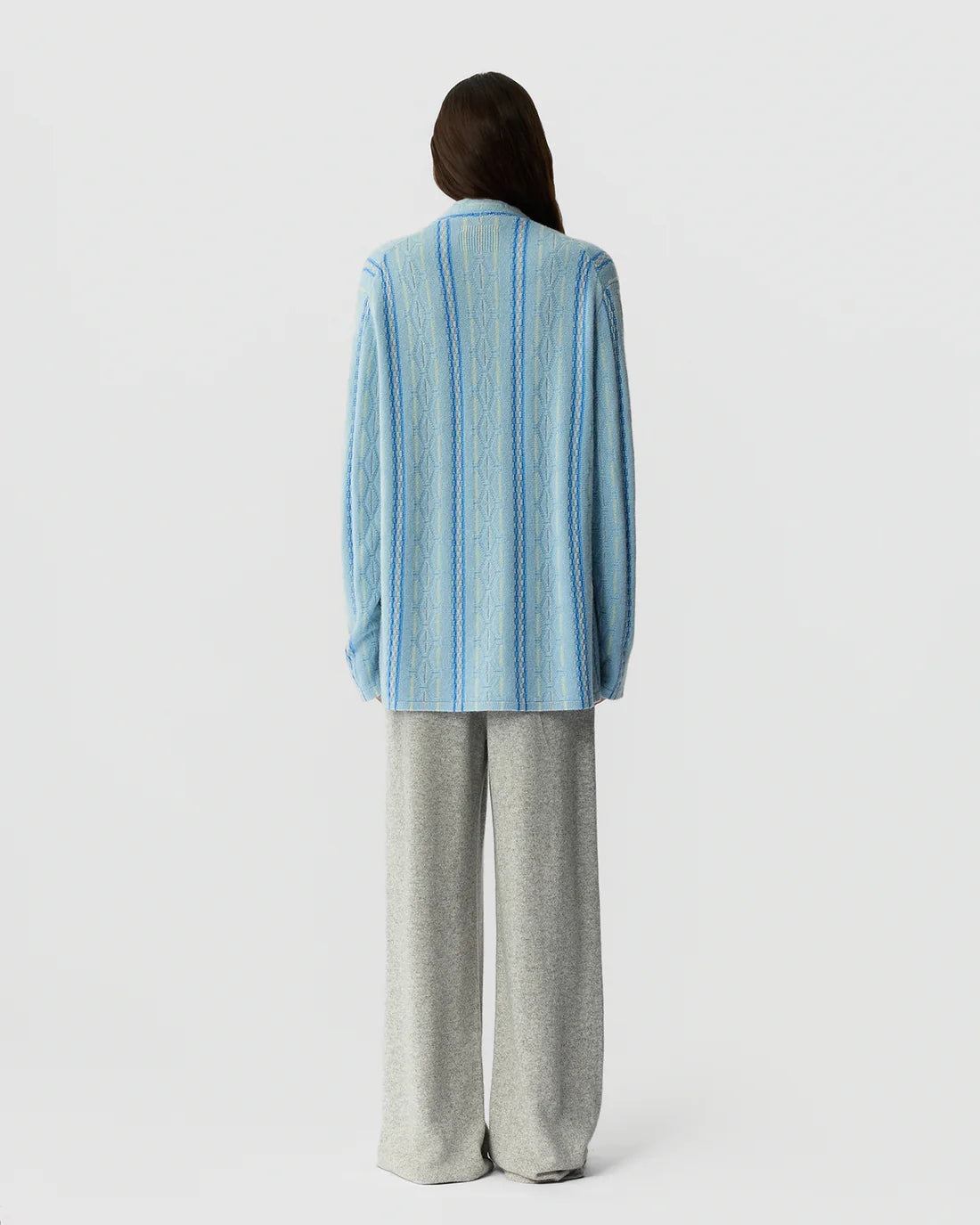 Guest In Residence Baja Everywear Cardigan - Clear Sky Combo