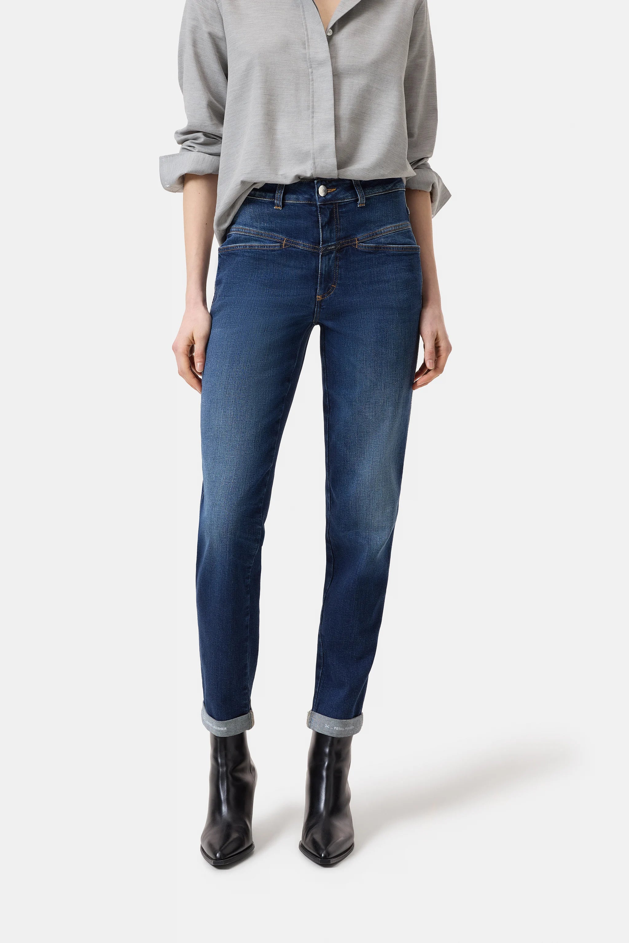 Closed Pedal Pusher - Dark Blue