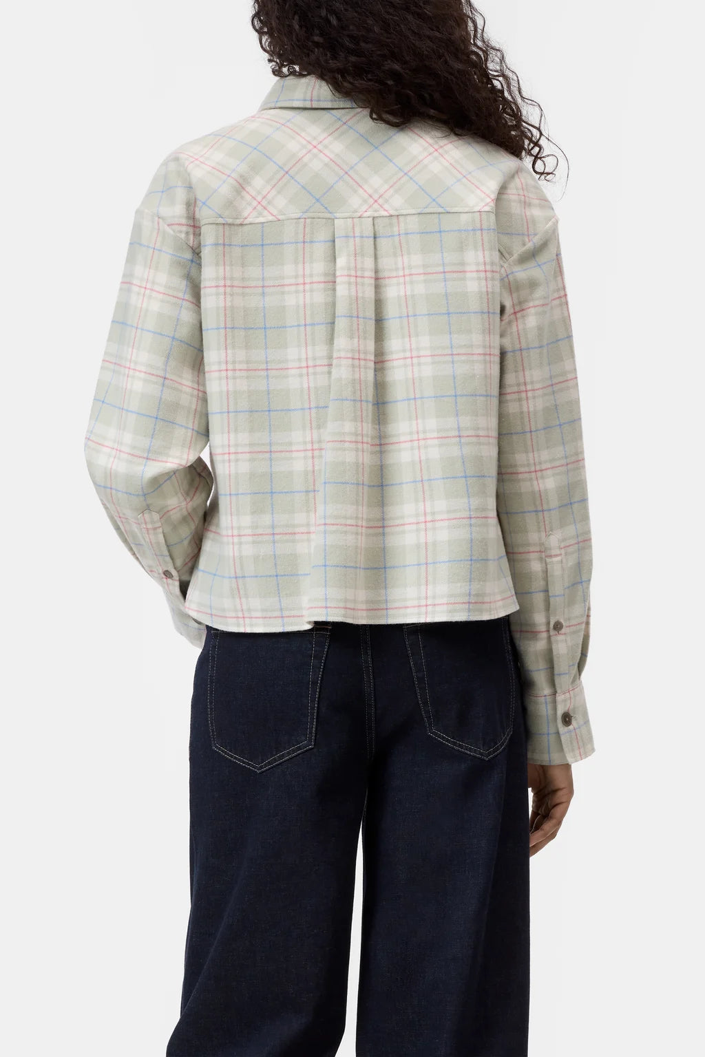CLOSED Cropped Flannel Shirt