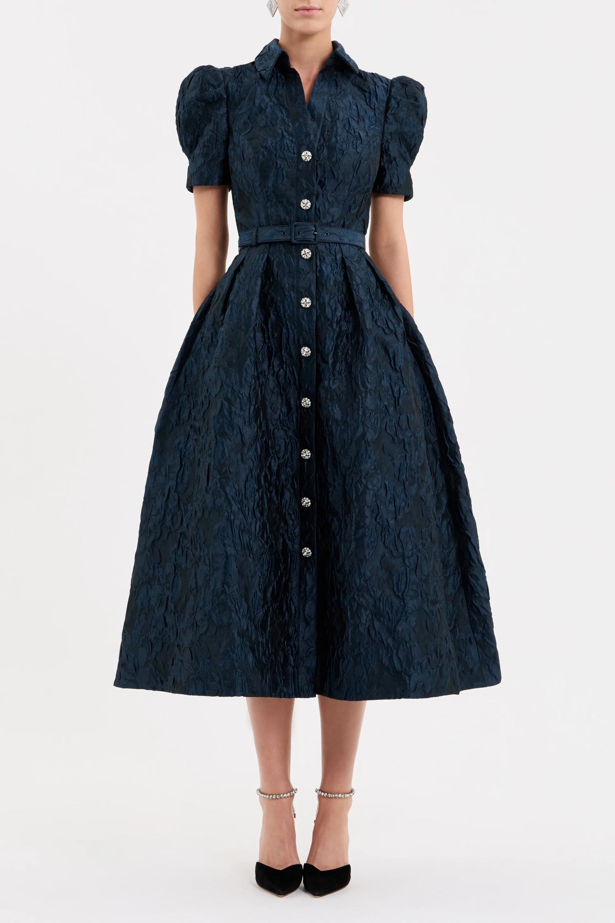 Rebecca Vallance Cascades S/S Midi Dress