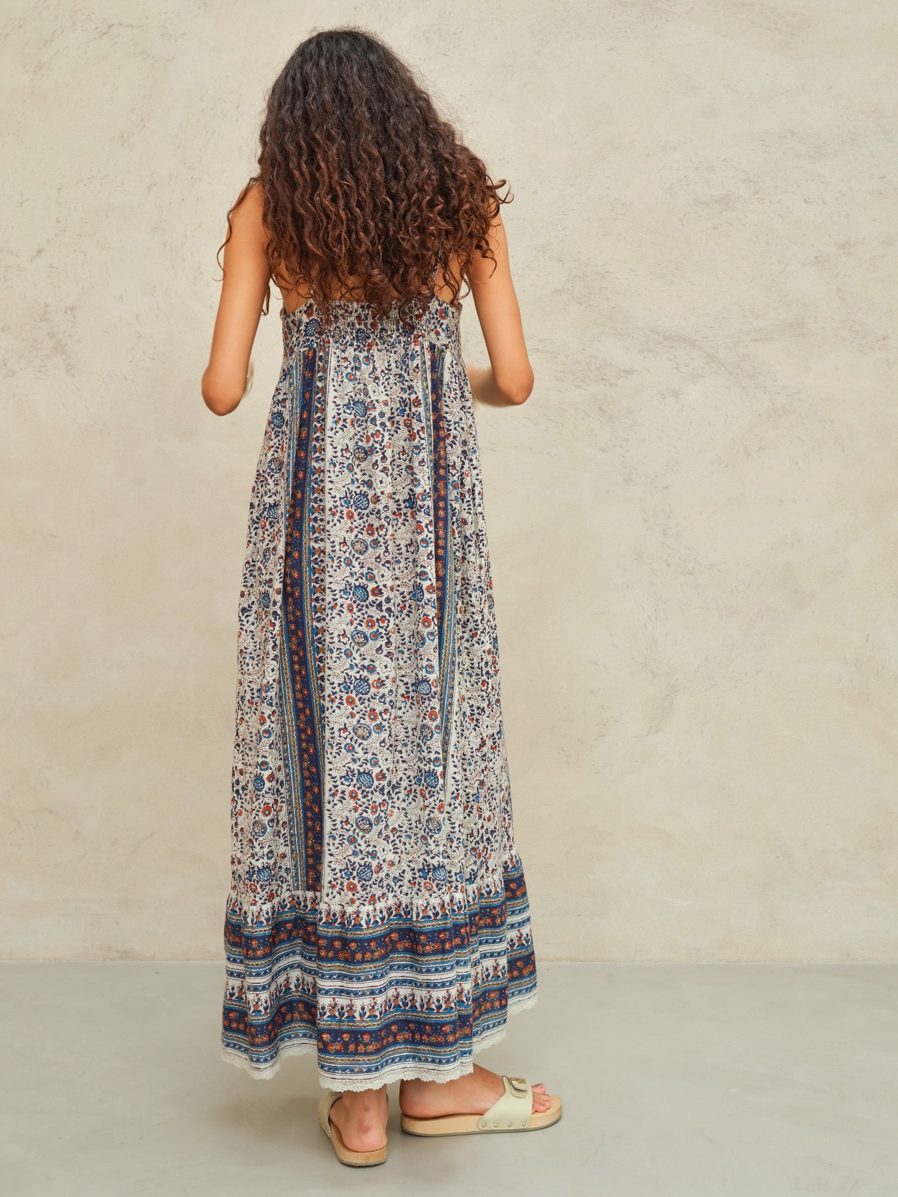 CASS PRINT MAXI S/DRESS