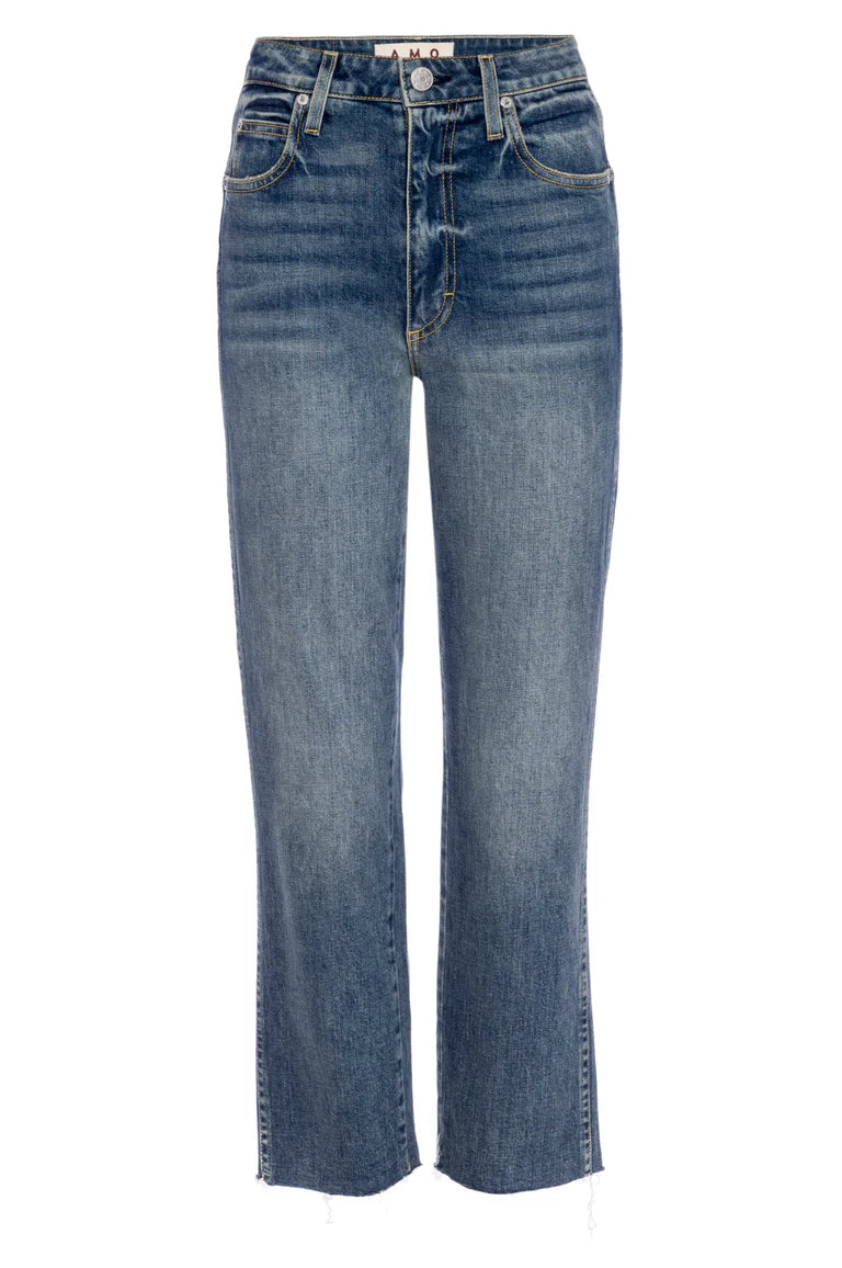 AMO Denim Chloe Crop w/ Raw Hem