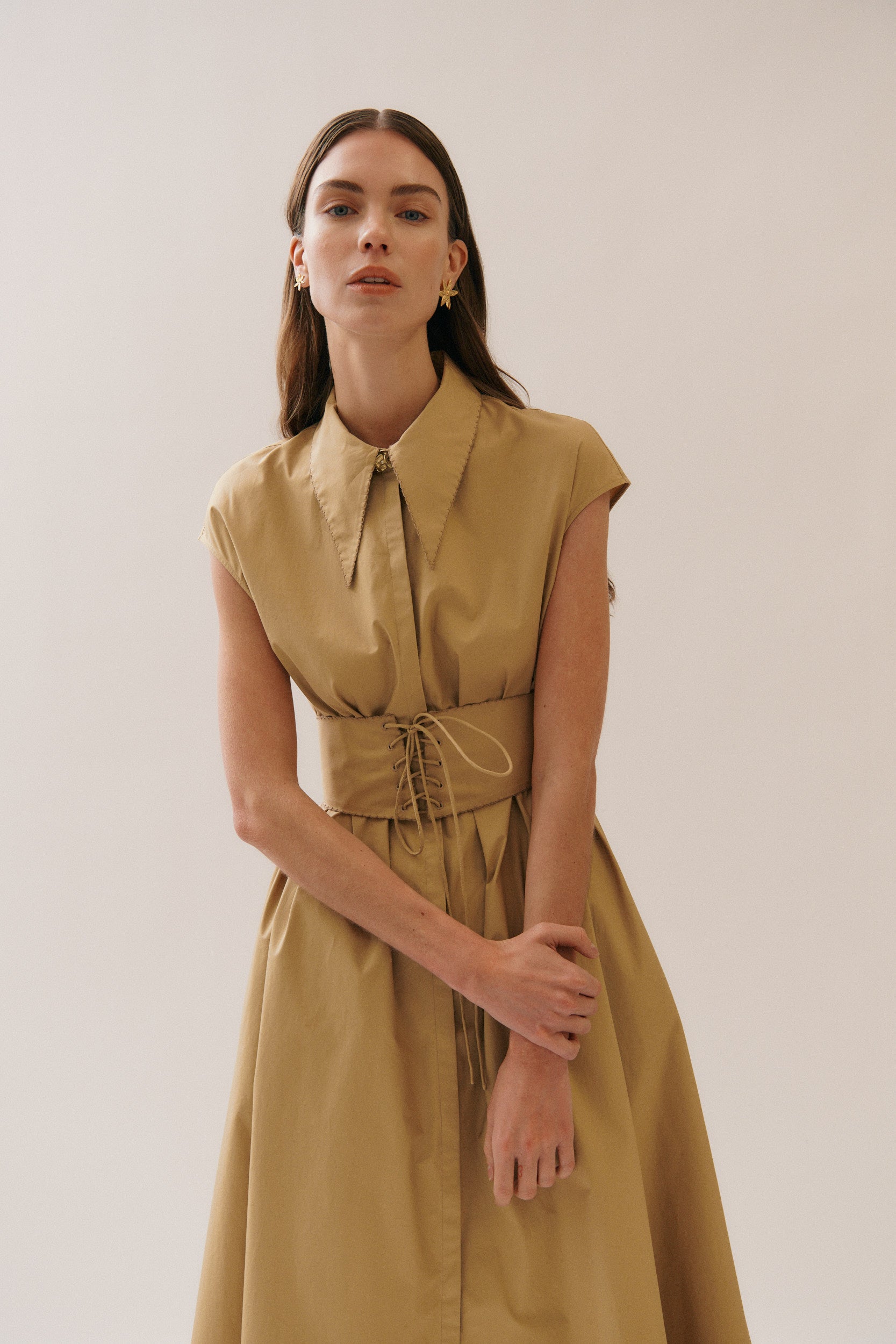 CALLISTA BELTED DRESS