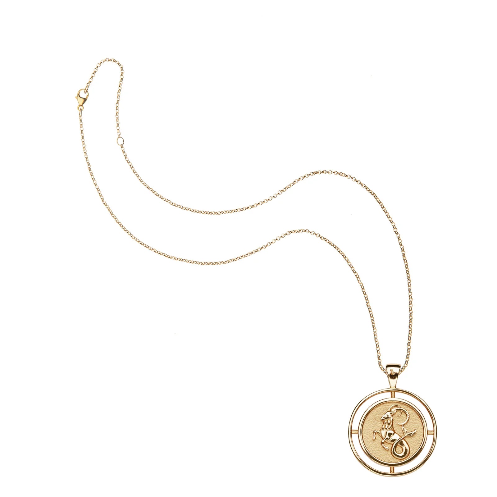 Jane Win Capricorn JW Zodiac Pendant Coin