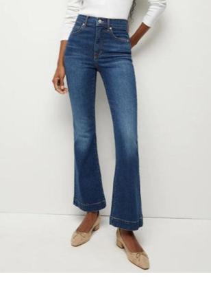 Veronica Beard Carson Ankle Flare Jean