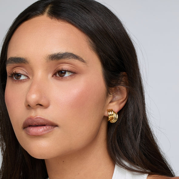 Heaven Mayhem Clove Earrings - Gold