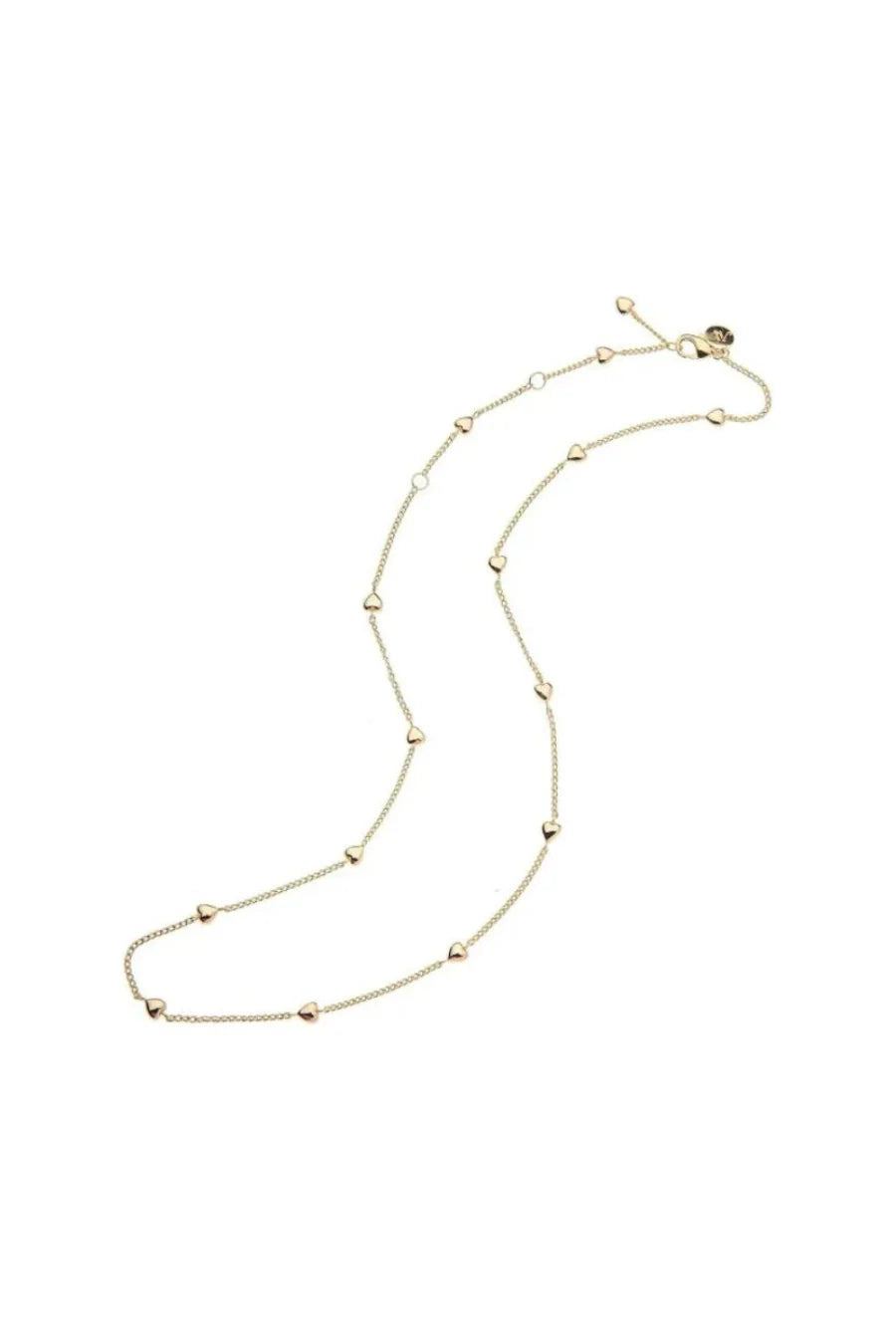 Jane Win LOVE Adjustable Heart Chain Necklace