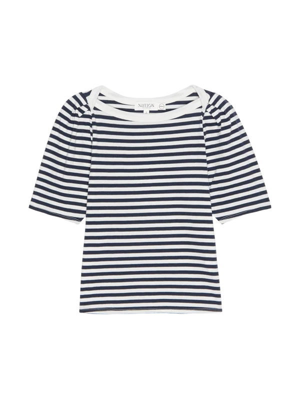 Nation Deana Stripe Envelope T-Shirt