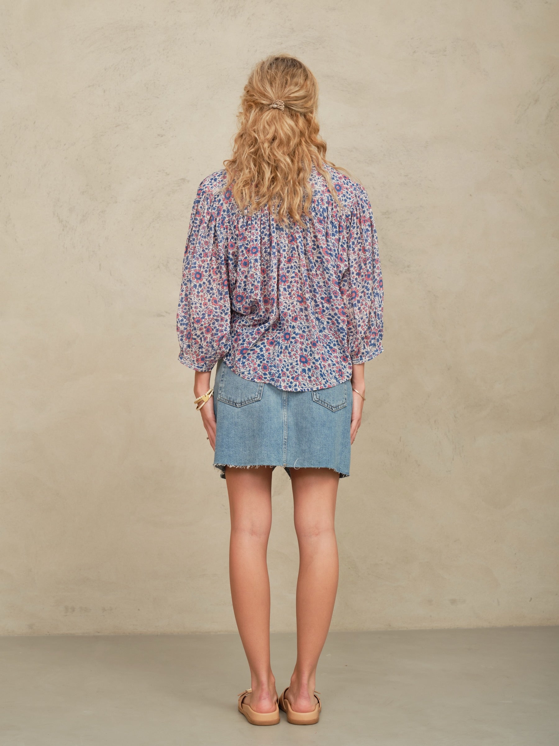 DELLA PRINT L/S TOP