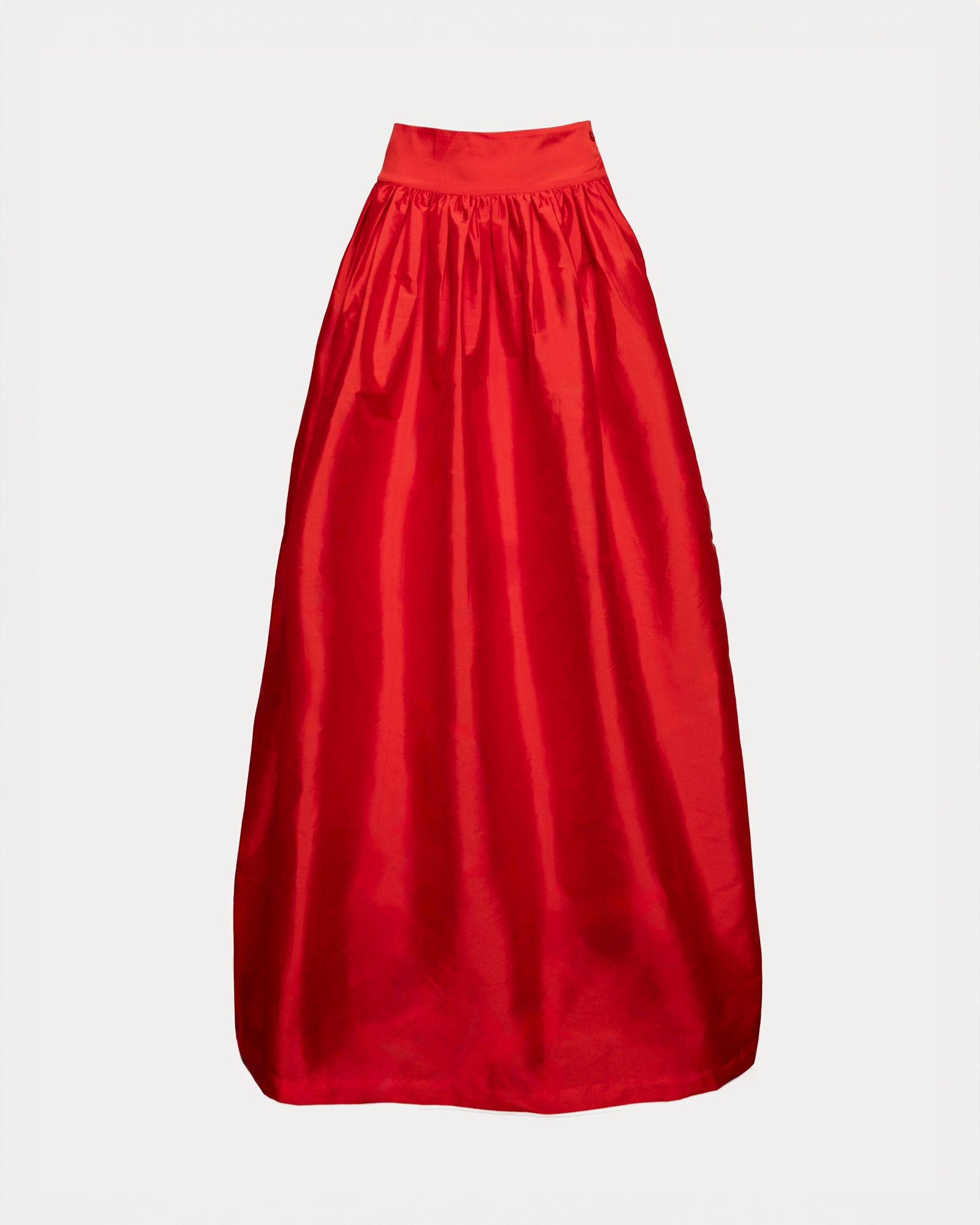 Ball Skirt Poly Dupion Poly Dupion Red