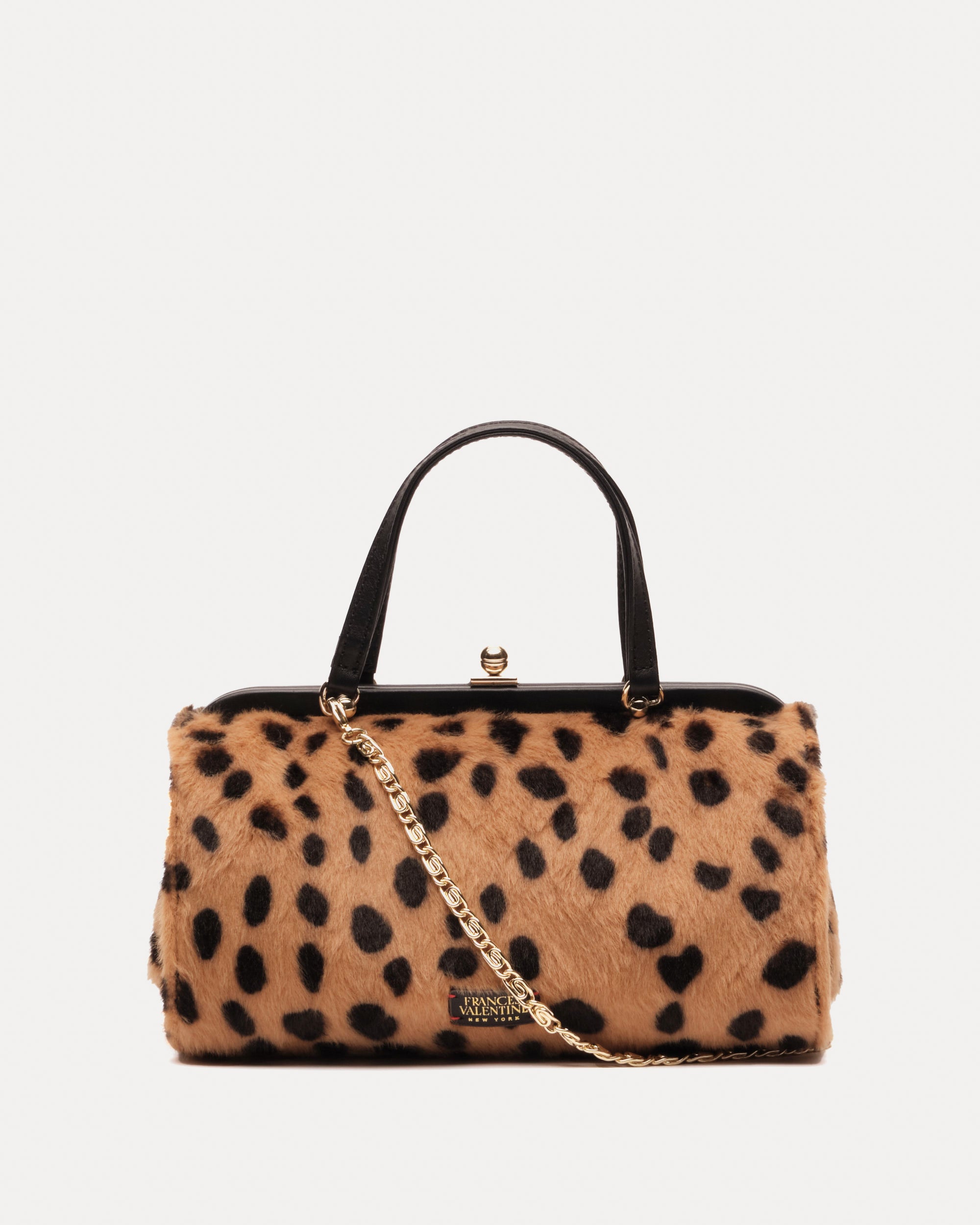 Petit Michelle Cheetah Faux Fur Faux Fur Camel/Black OS