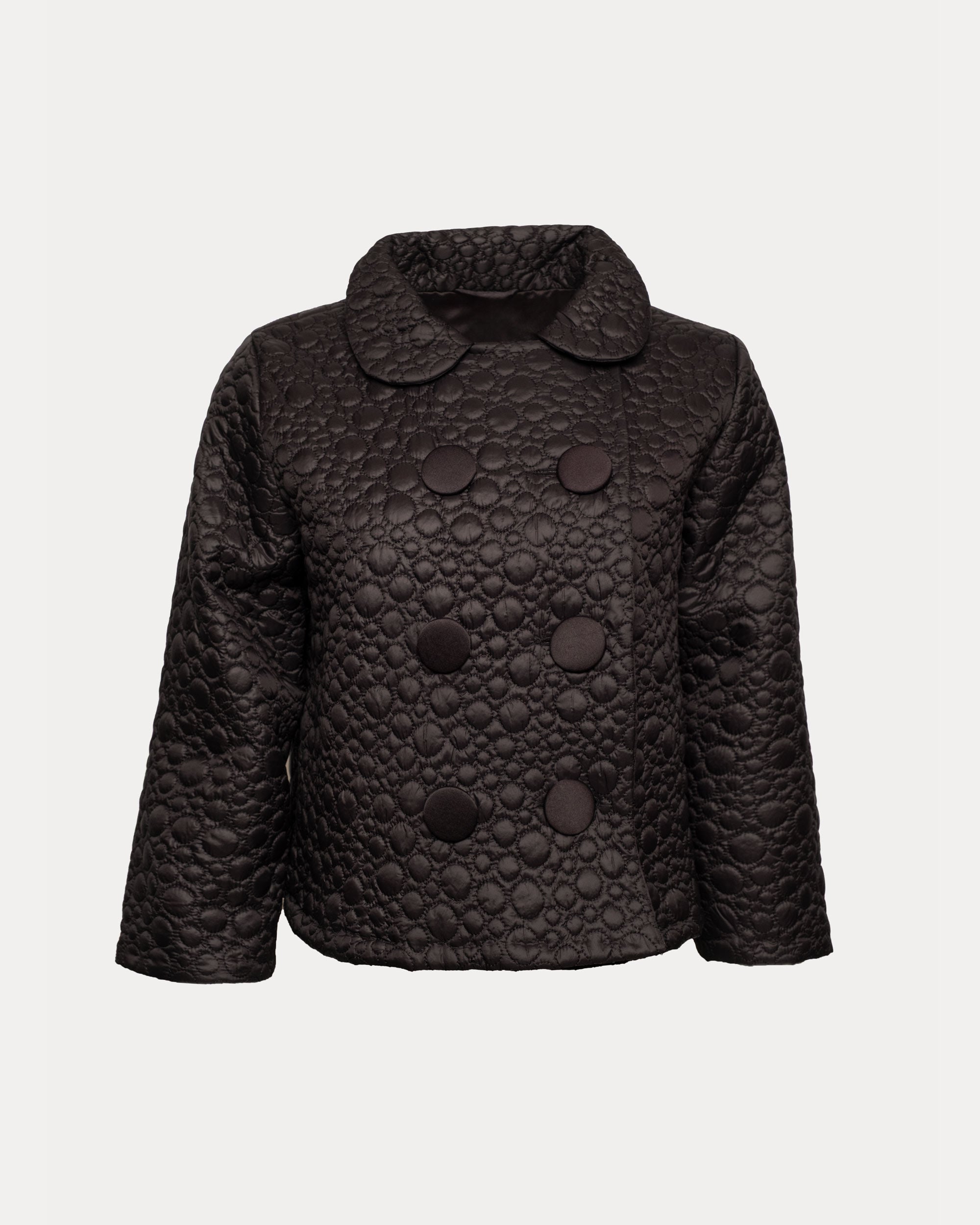Ginger Jacket Bubbly Quilt Dutch Satin Black
