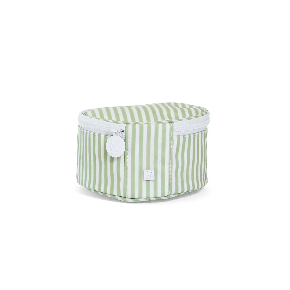 TRVL Designs Jewel Round Case - Pimlico Stripe Sage
