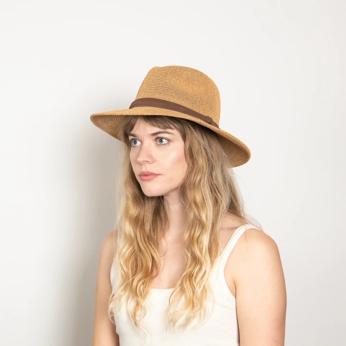 Wyeth Sedona Straw Panama - Camel