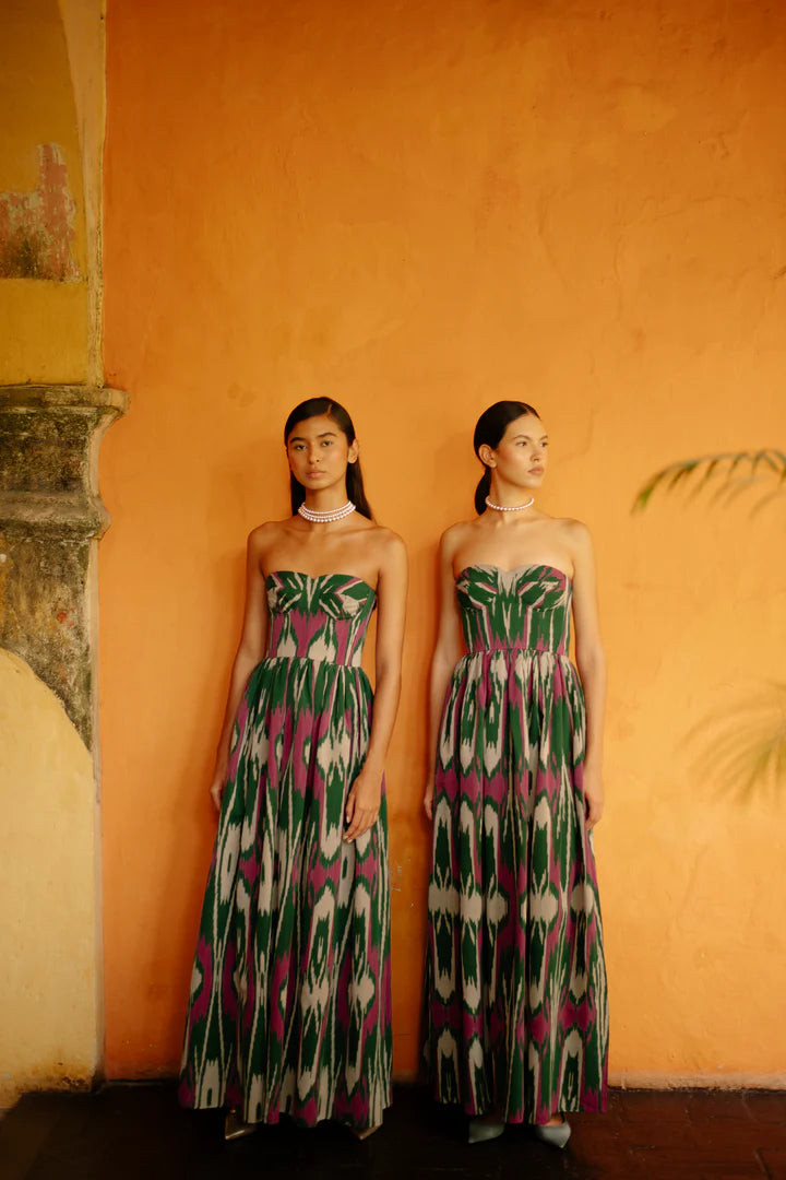 De Castro Jungle Orchid Dress