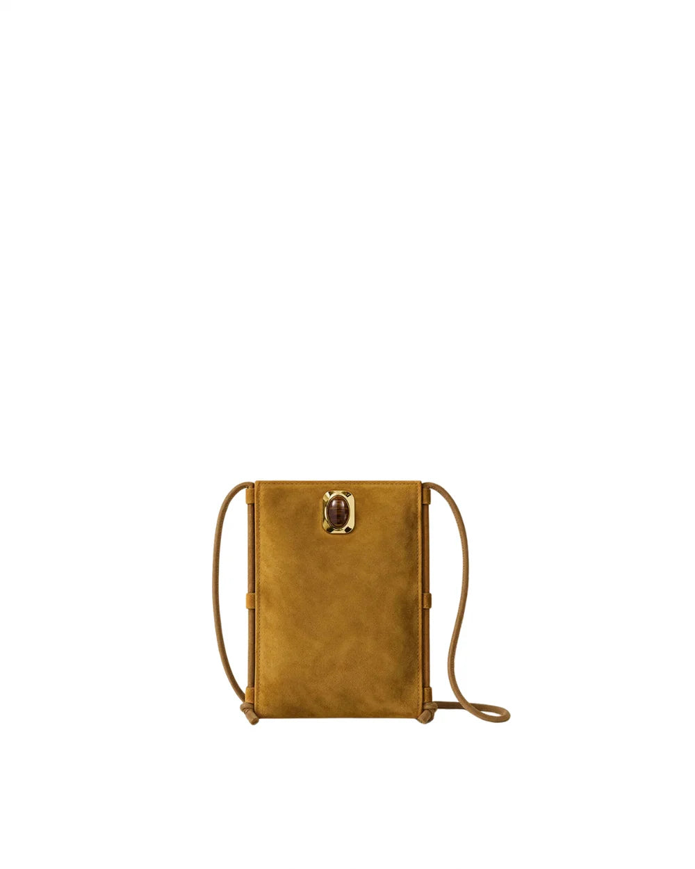 Veronica Beard Stone Embellished Tether Bag - Acorn