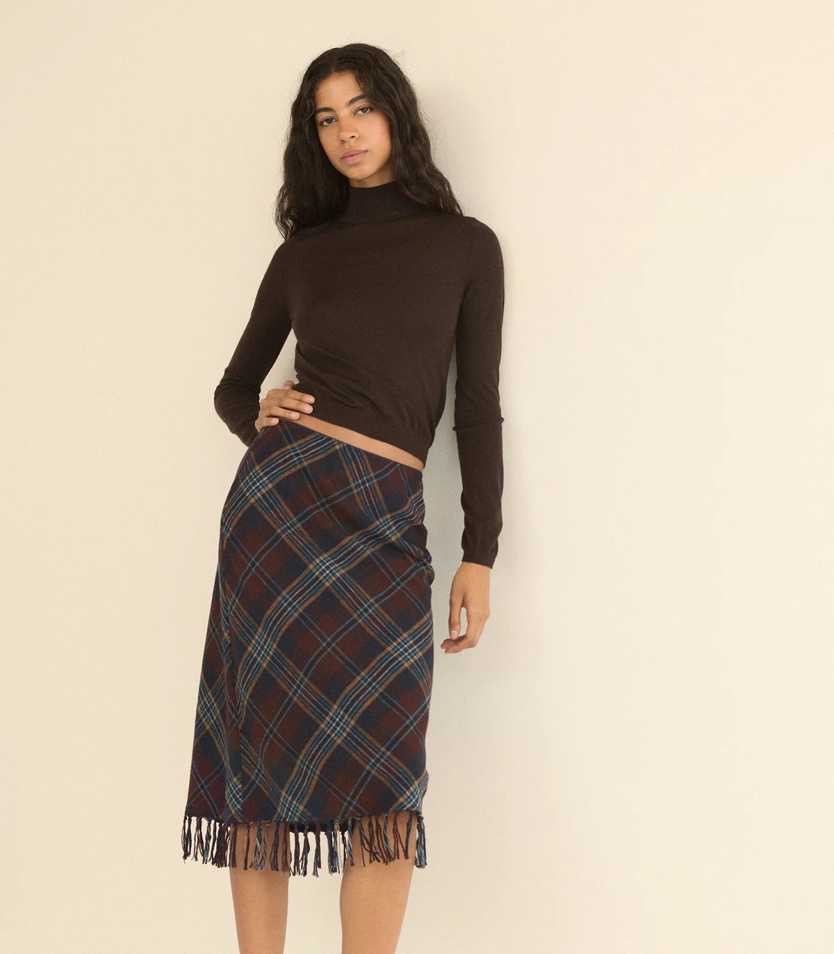 Doen Elowette Knotted Fringe Skirt