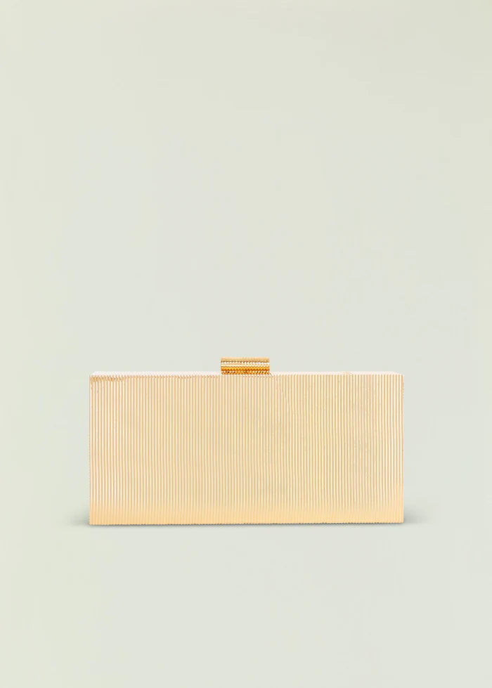 Retrofete Milo Clutch - Gold Metal
