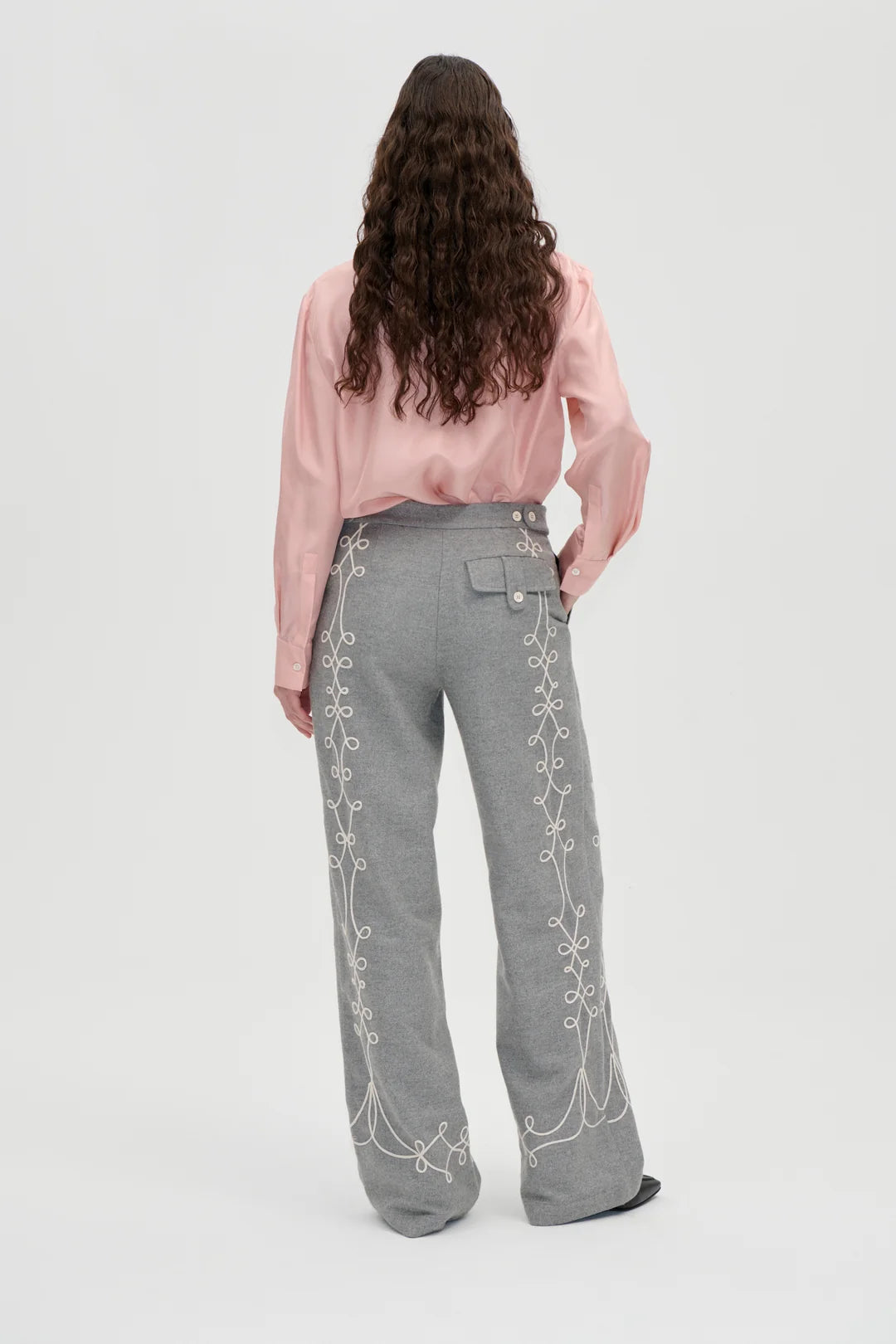 Stine Goya Embroidered Tab Pants