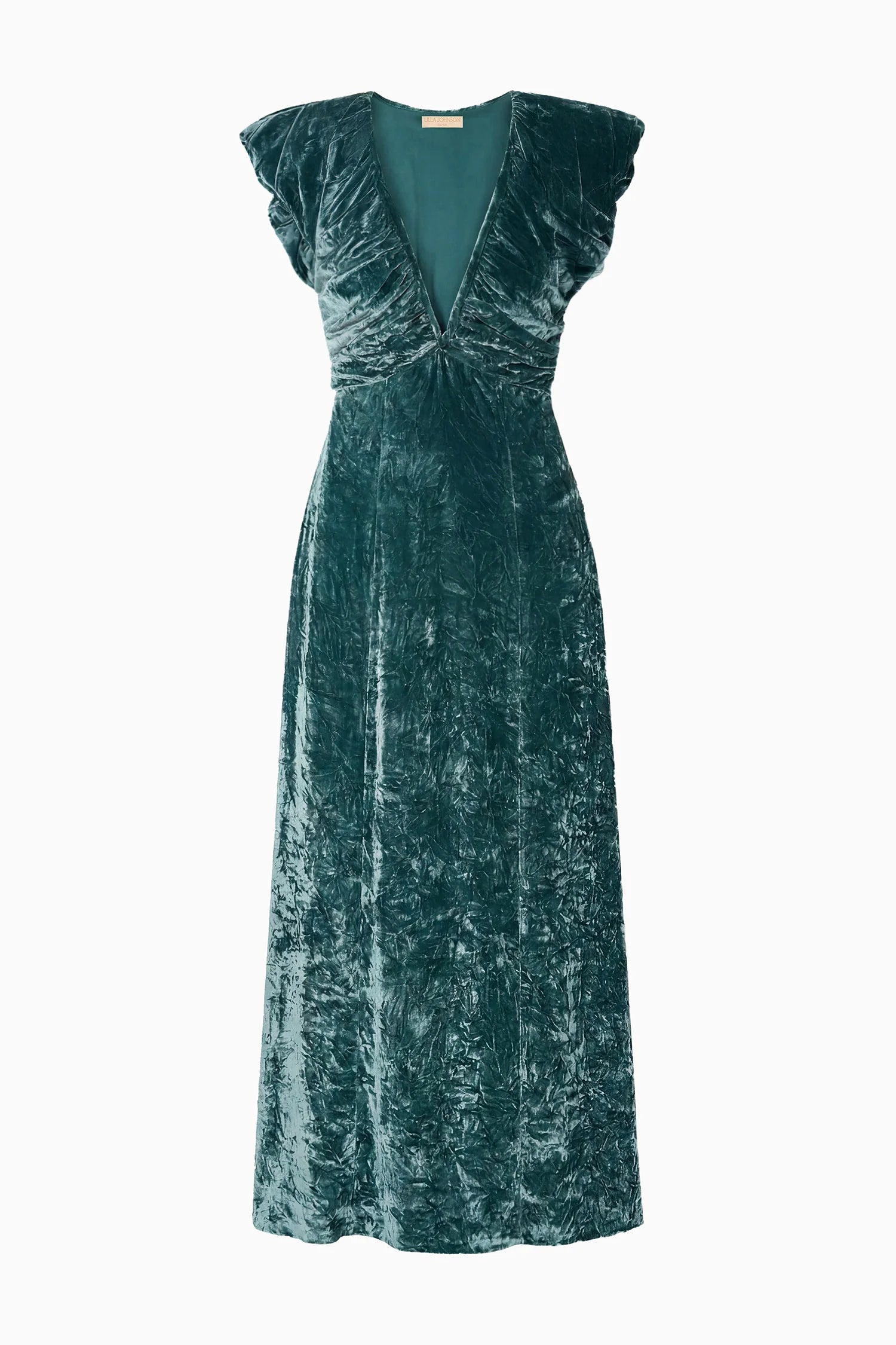 Ulla Johnson Astra V-Neck Velvet Dress