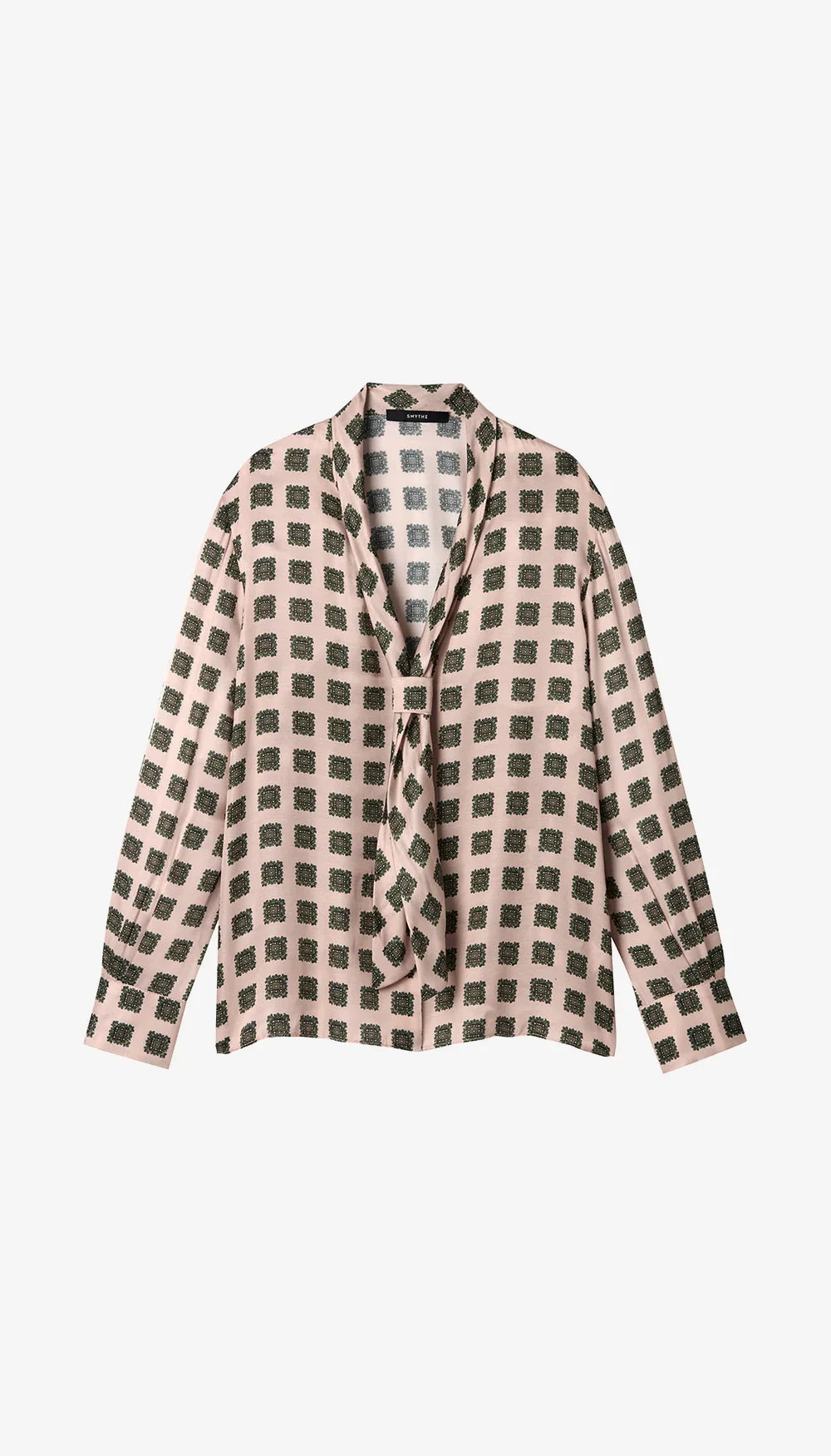 Smythe V-Necktie Blouse