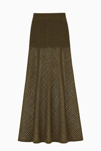 Ulla Johnson Lucia Wool Knit Skirt