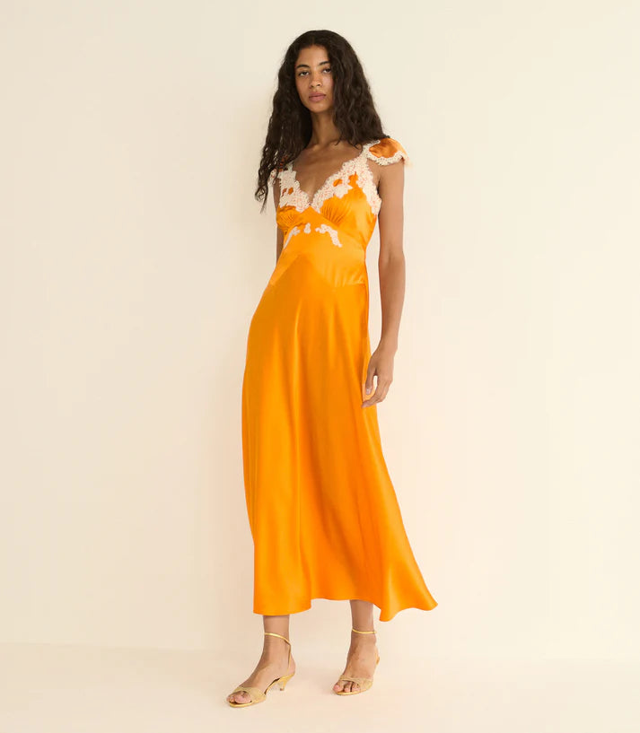Doen Fiona Dress - Tangerine