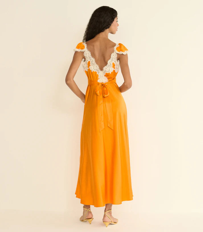 Doen Fiona Dress - Tangerine