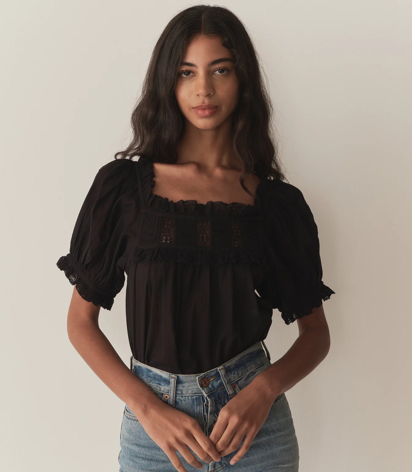 Doen Frances Top - Black