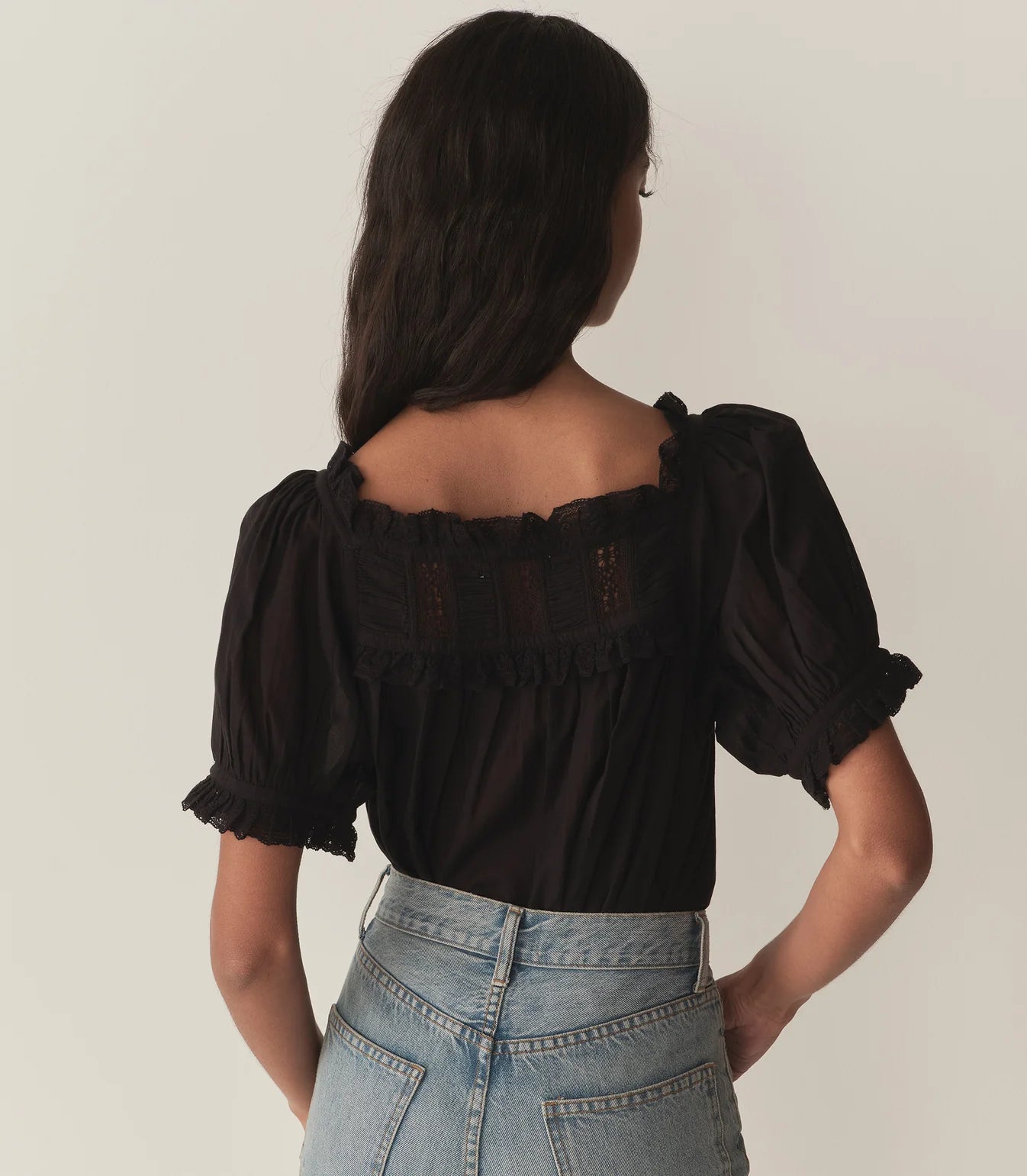 Doen Frances Top - Black