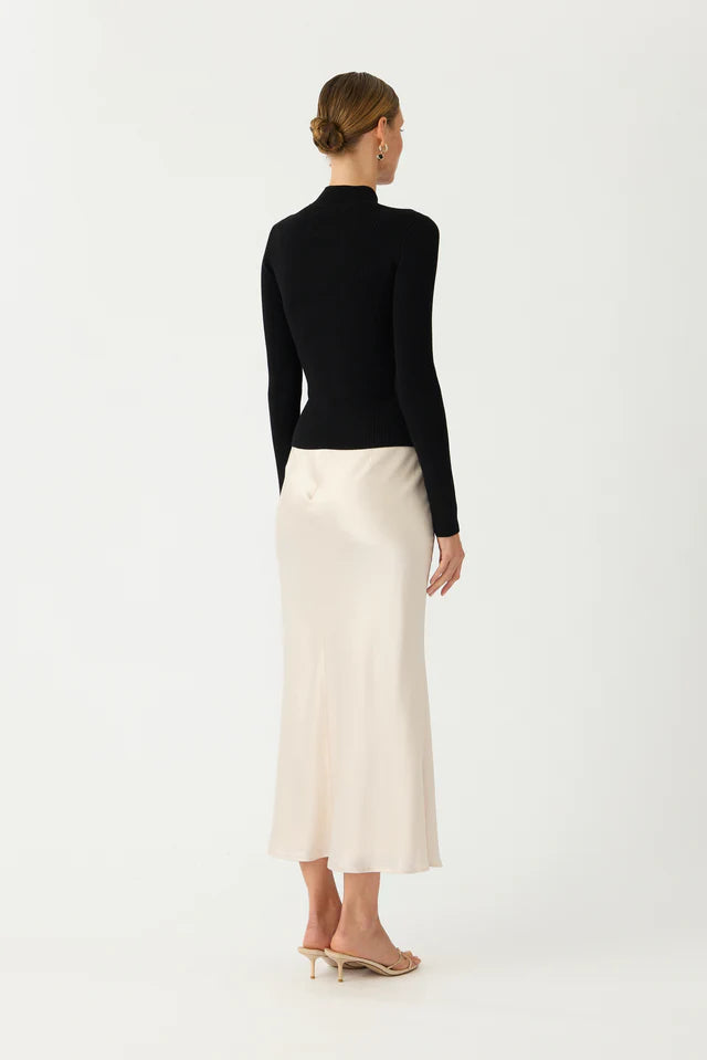 Sau Lee Elva Satin Skirt