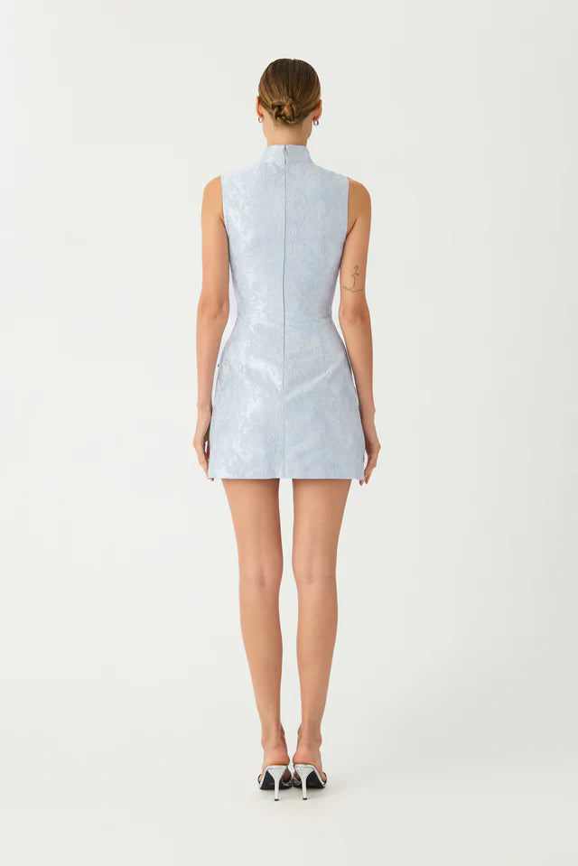 Sau Lee Ines Brocade Mini Dress