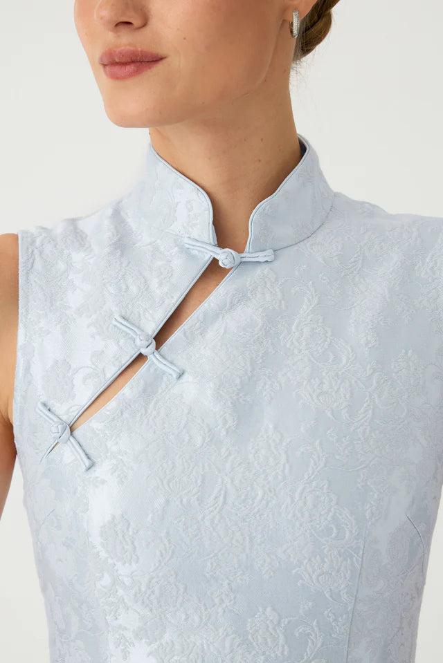 Sau Lee Ines Brocade Mini Dress