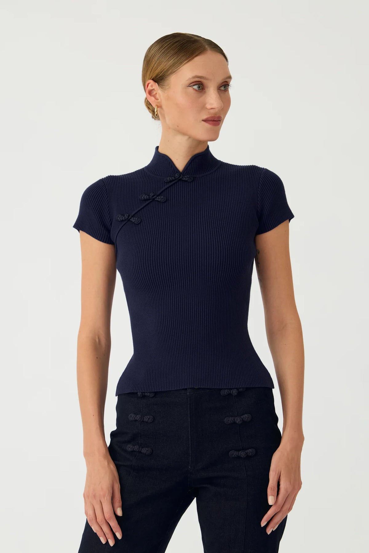 Sau Lee Evan Knit Top